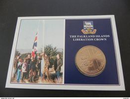 Falkland Islands 50 Pence 1982 Liberation Crown