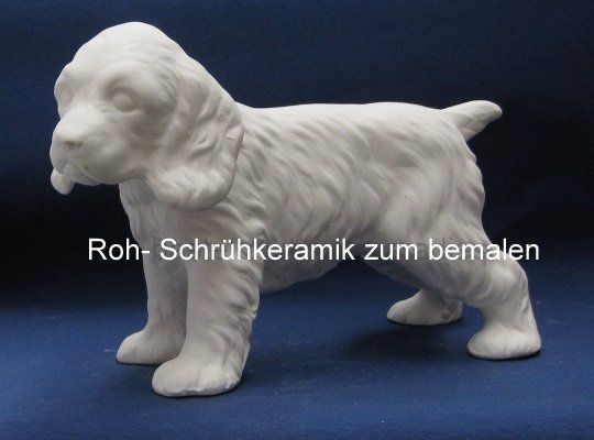 Kits de loisir créatif: Rohkeramik, Schrühkeramik Spaniel – Neuf (Voir description) à Schlatt TG par kreativ-atelier