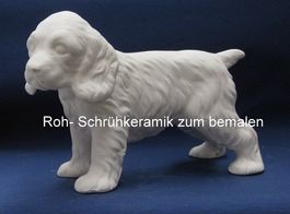 Rohkeramik, Schrühkeramik Spaniel
