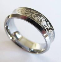 Echter Tungsten Carbide Wolfram Ring 8
