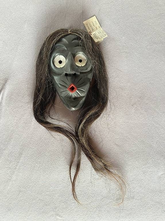 Maschere: Masque iroquois souffleur de maladies  – Usato da Givisiez venduto da poucet4 1