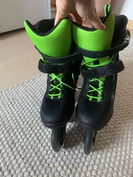 Rollerblades Vintage Années 90 Fusion MX - Taille 10 - Noir - Made In USA