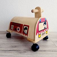 Camion pompiers porteur en bois - PlanToys