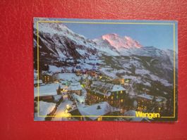 Wengen Bern Winter Nachtaufnahme 1987