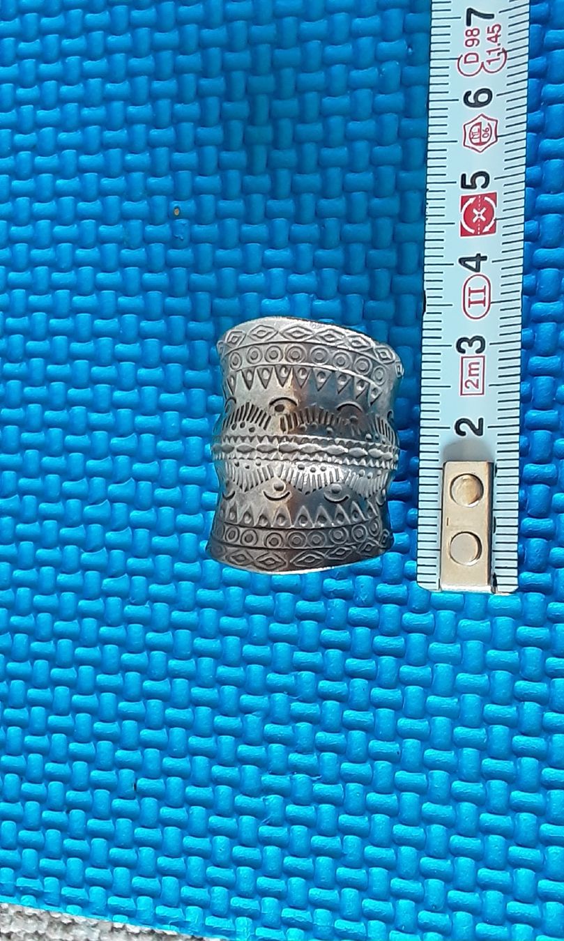 Ringe: Silver925 Patterned Ring Handmade – Neu (gemäss Beschreibung) aus Wetzikon ZH von Balloonartist 1