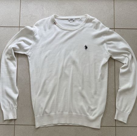 U.S. Polo Assn. Pullover weiss – Grösse L – ungetragen