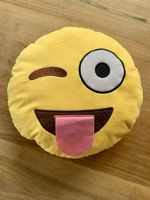 % 😜 Emoji Smiley Plüschtier / Kissen (ca. 30 cm)