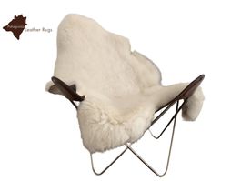Lammfell Teppich Weiss