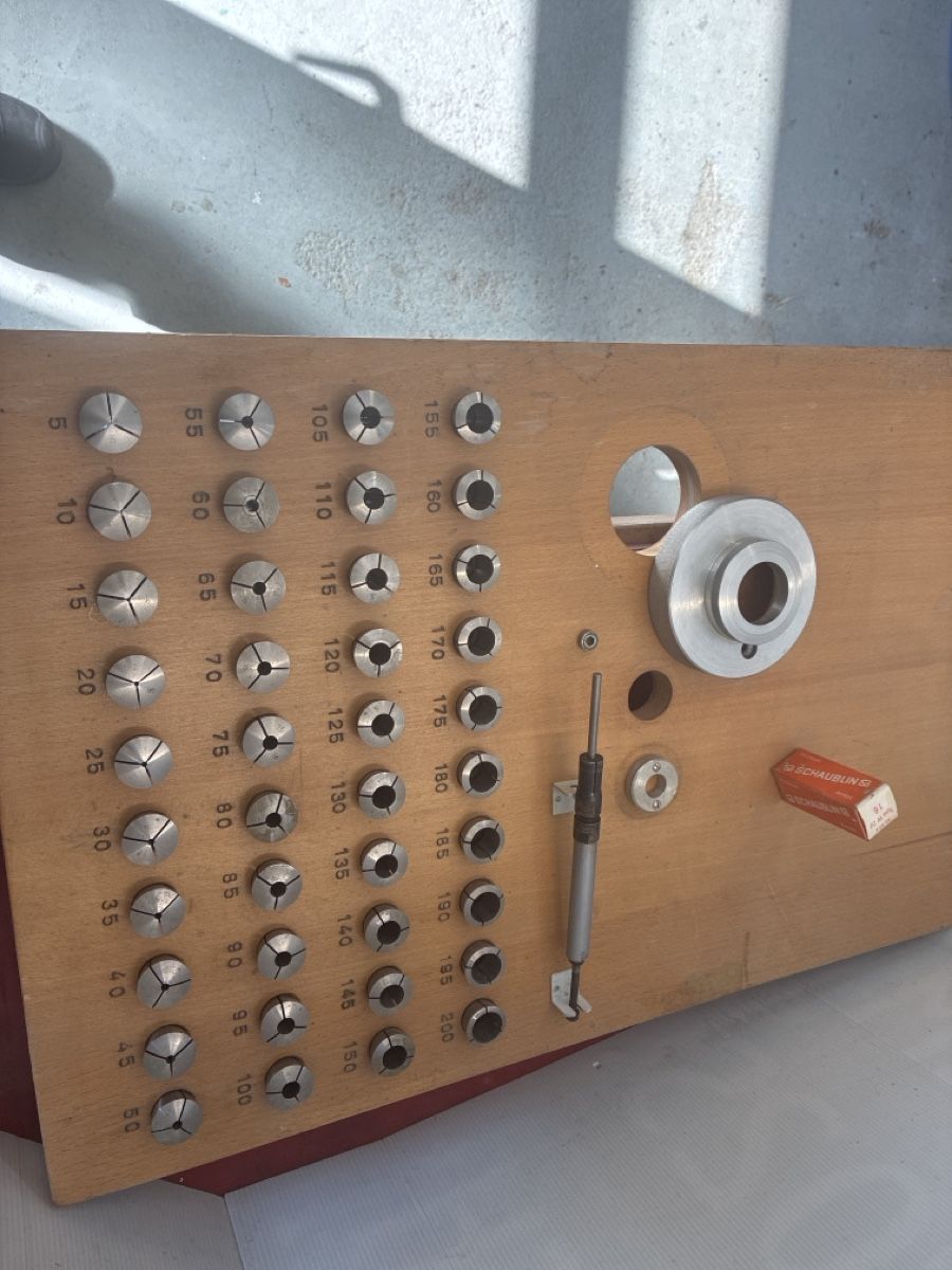 Schaublin Tutti gli attrezzi: Schaublin W20 Spannzangensatz – Usato da Kölliken venduto da Razorback2