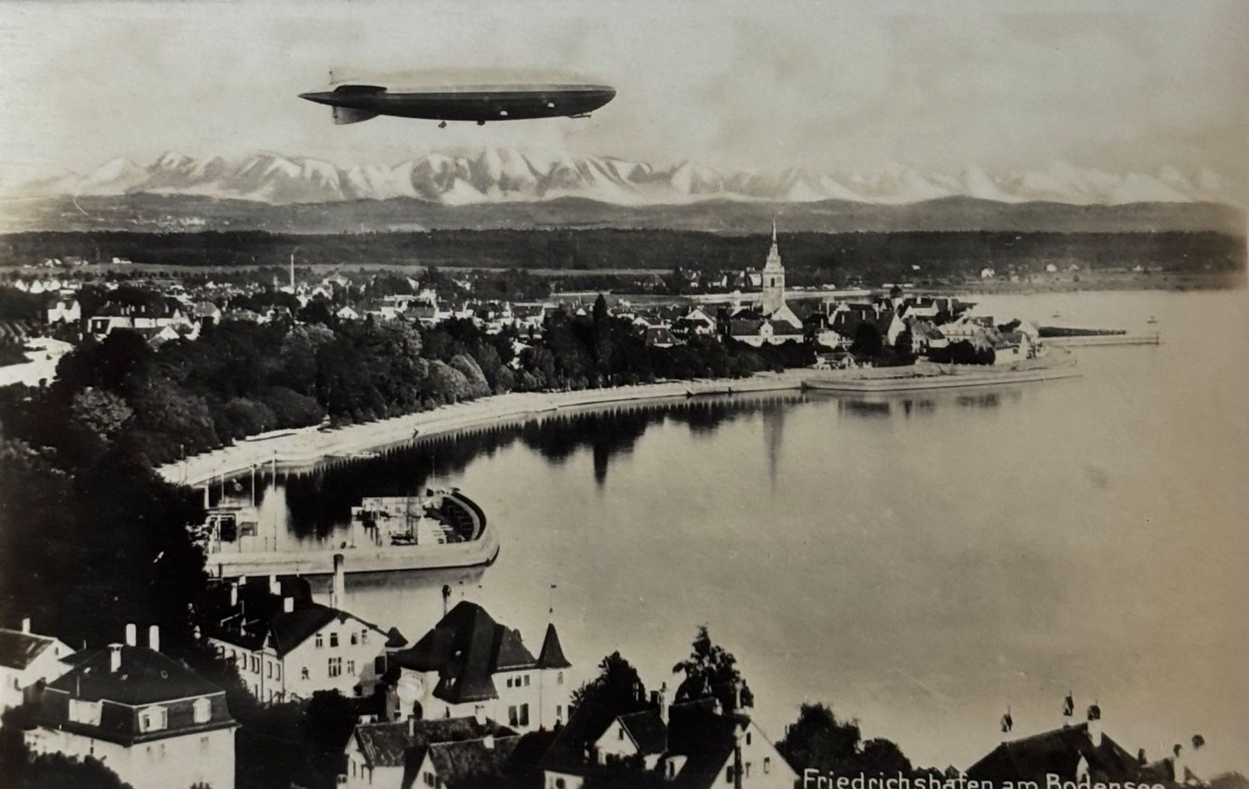 Ansichtskarten: Deutschland, Friedrichshafen, Zeppelin – Gebraucht aus Frauenfeld von Merk52