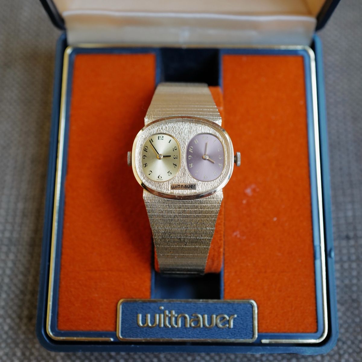Swiss Orologi: Montre Vintage Witnauer Dual Time – Nuovo (secondo la descrizione) da Genève venduto da SpeedyTuesday