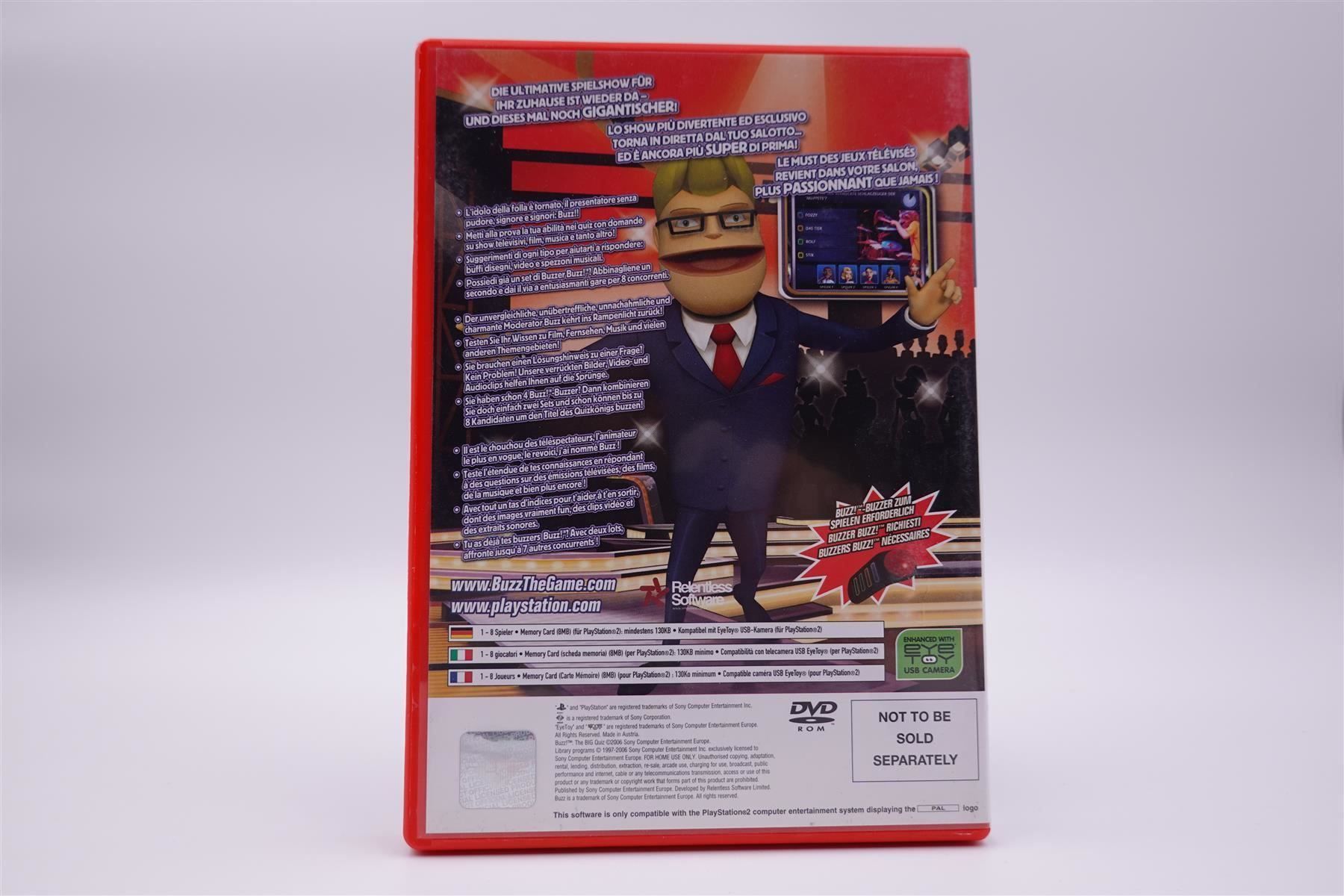 Sony Giochi: BUZZ The Big Quiz (PS2) – Usato da Herisau venduto da ZelliZone 1