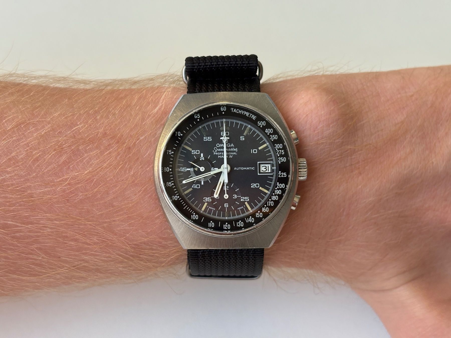 Omega Uhren: Omega Speedmaster Professional Mark IV – Gebraucht aus Männedorf von hgclk00