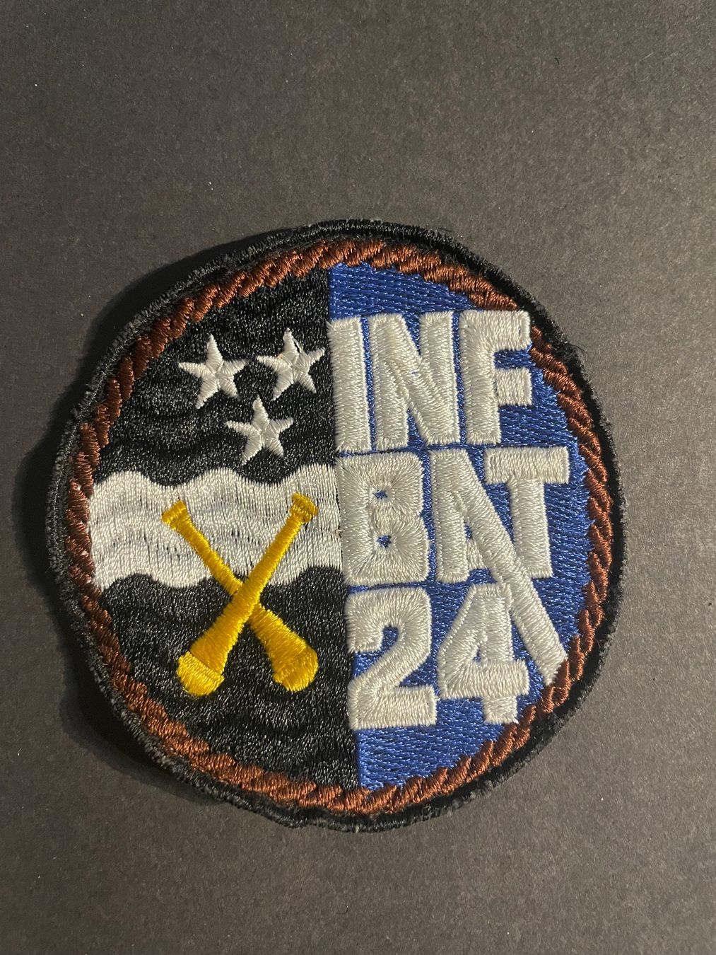 Schweizer Armee Plaketten & Abzeichen: Badge Inf Bat 24 – Gebraucht aus Wila von Lokelo