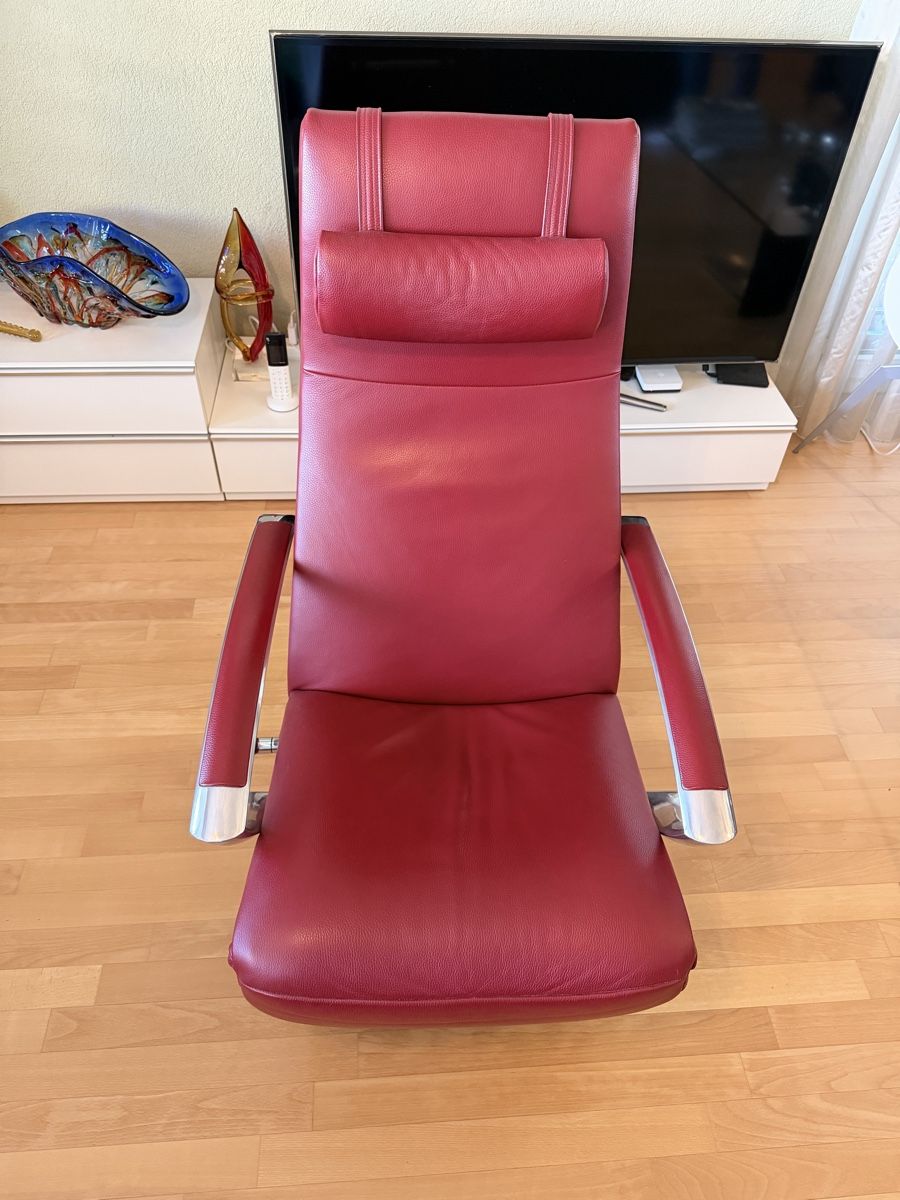 Jori Poltrone: JORI design Luxury Red Leather Recliner – Nuovo (secondo la descrizione) da Erlenbach ZH venduto da topchick 2