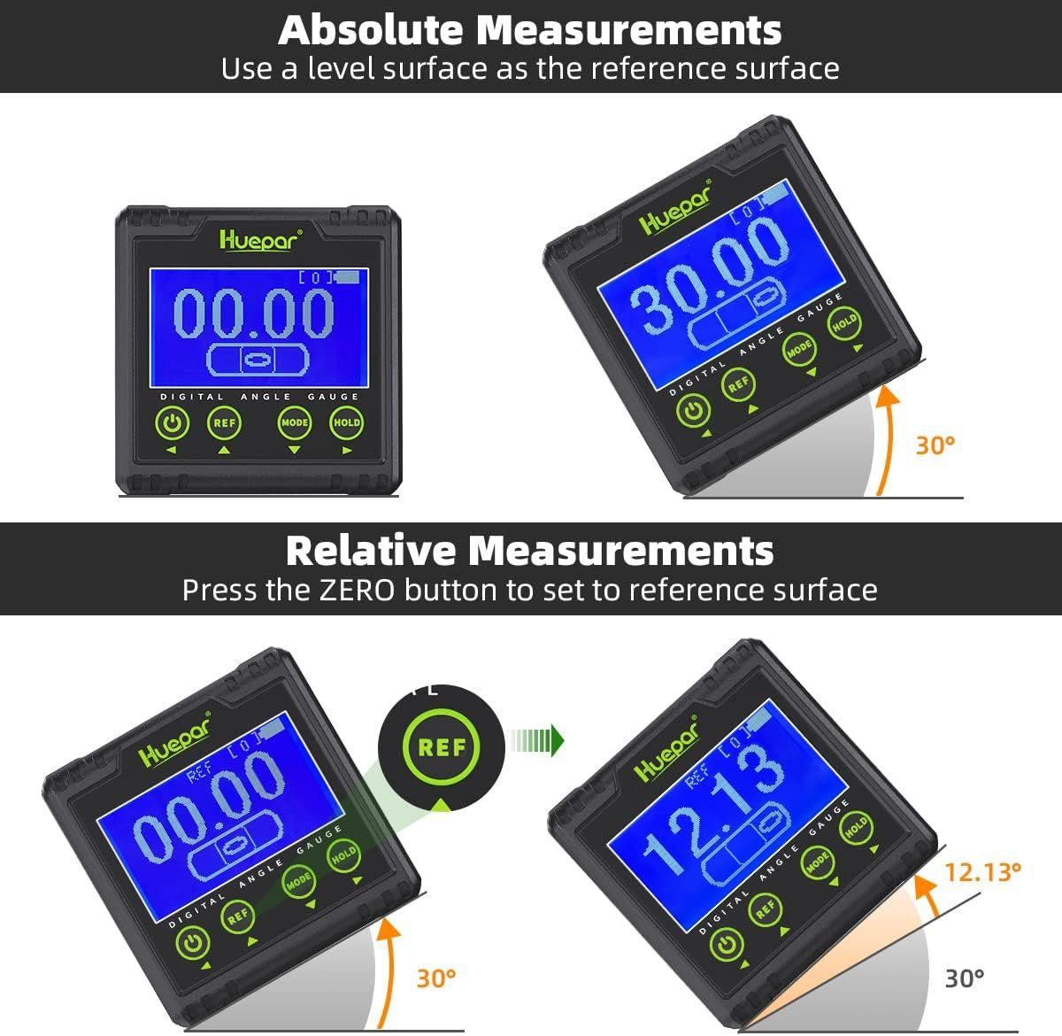 Misurare: Digitaler LCD Winkelmesser 0~360° – Nuovo e nell'imballaggio originale da Châtelaine venduto da topshop.switzerland 8