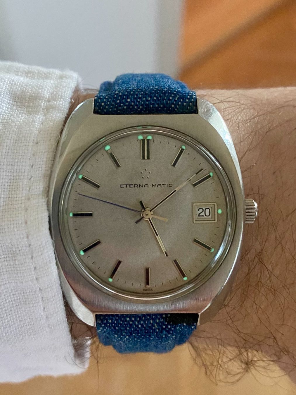Eterna Montres: RARE ETERNA-MATIC RARE Automatic Vintage 70er – D'occasion à St. Gallen par Montiswiss 6