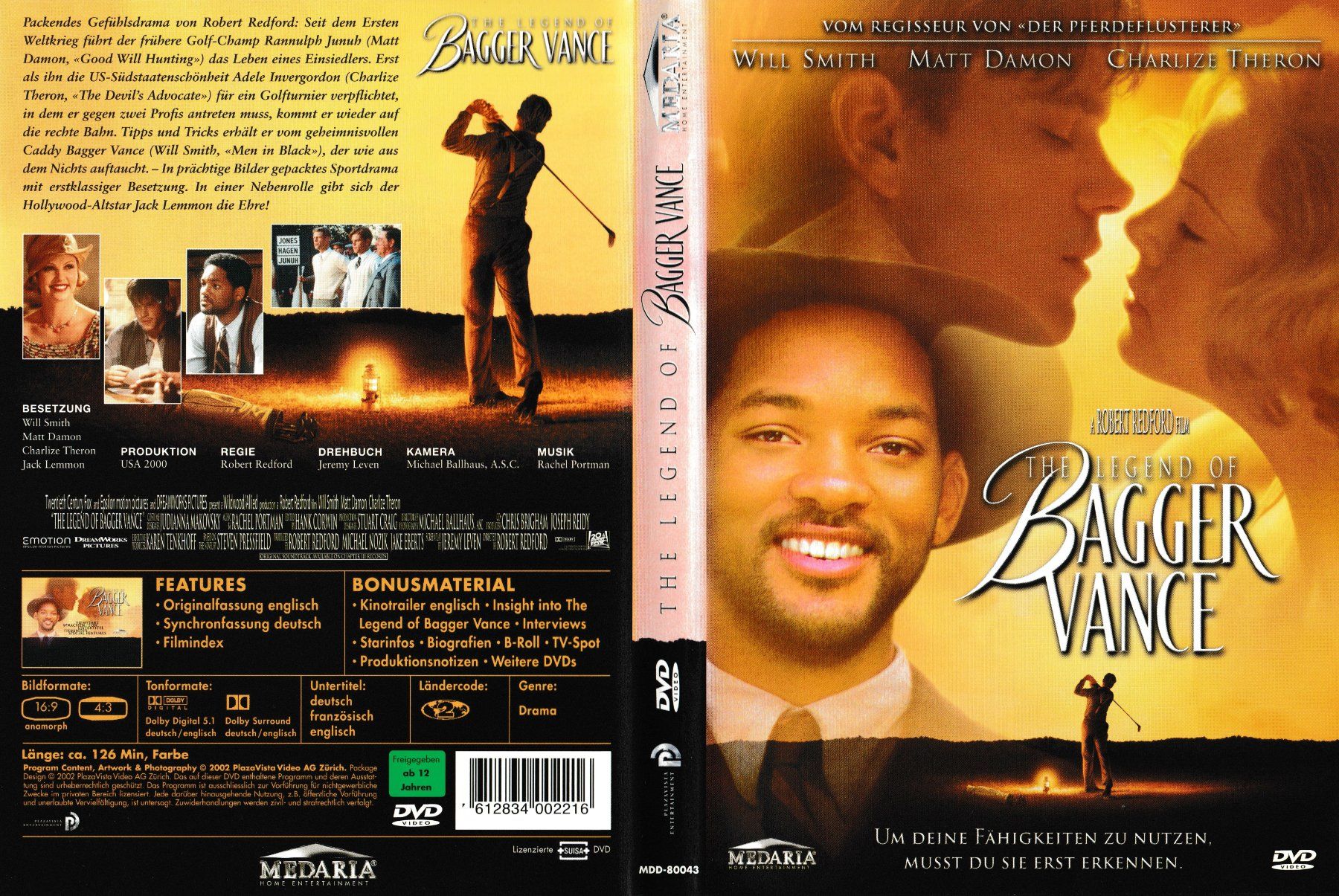Tous les DVDs: DVD - The Legend of Bagger Vance – D'occasion à Langnau am Albis par MediaRescuerKeLoX