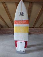 Fish/Hybrid 6'0" Surfboard mit Travel Bag