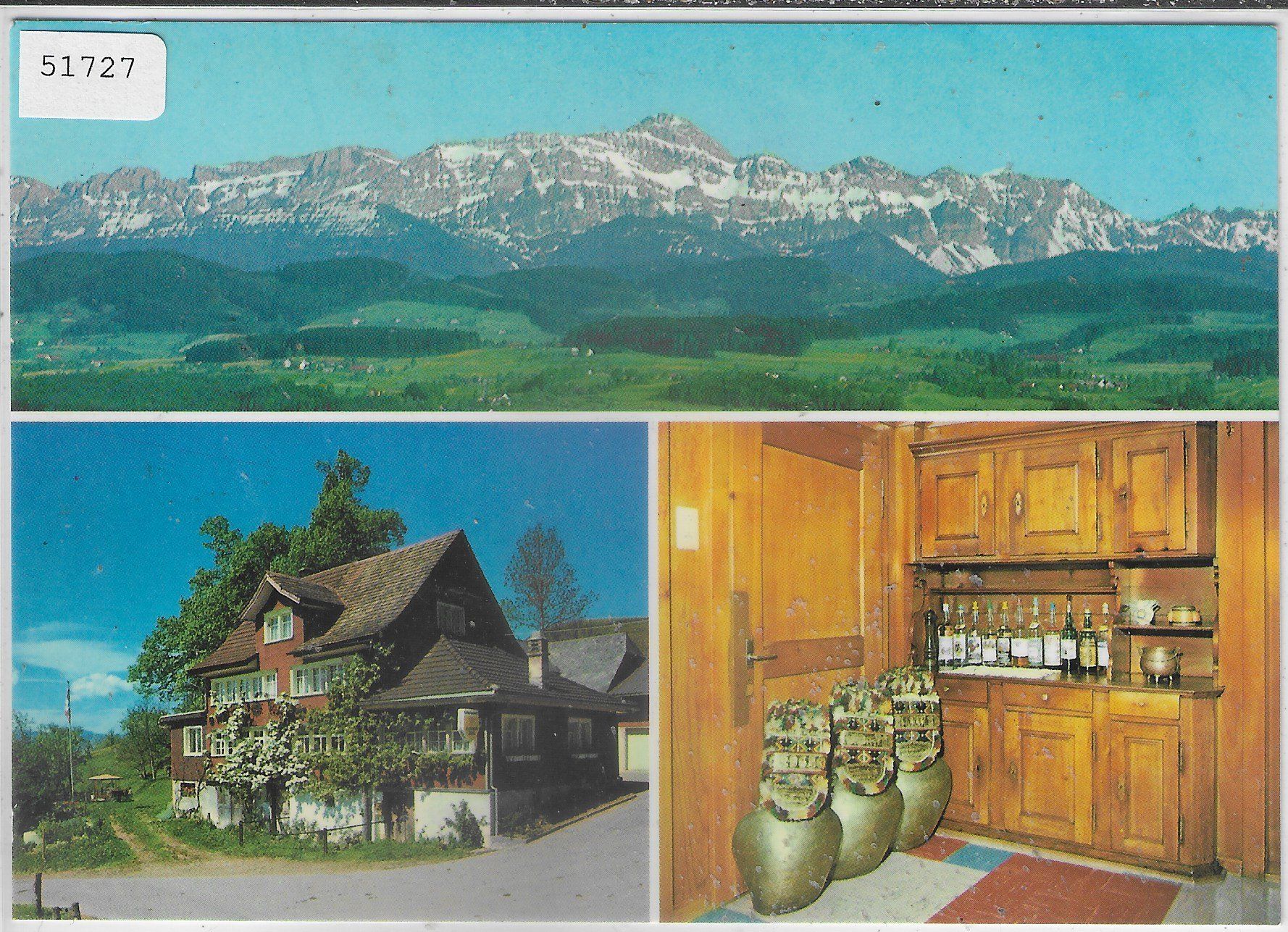Cartoline postali: Frohe Aussicht Winzenberg - Lütisburg – Usato da Ettingen venduto da Kartenplanet