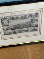 Neuchatel, Souvenirstich, top, im Rahmen