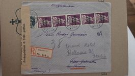 1921 Einschreiben Deutsches Reich nach Italien