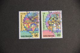 UNO Wien 1989 - Weltbank (gestempelt mit Ersttag)