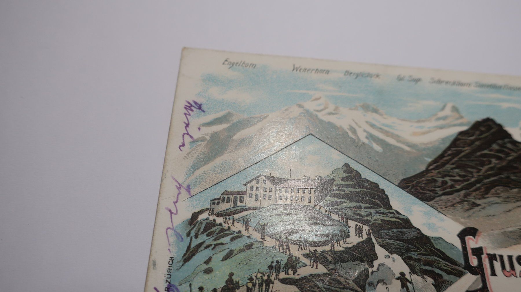 Ansichtskarten: Gruss vom Faulhorn  1899 – Gebraucht aus Cormoret von Pascalll2001 5
