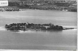 Flugaufnahme Insel Ufenau (Zürichsee)