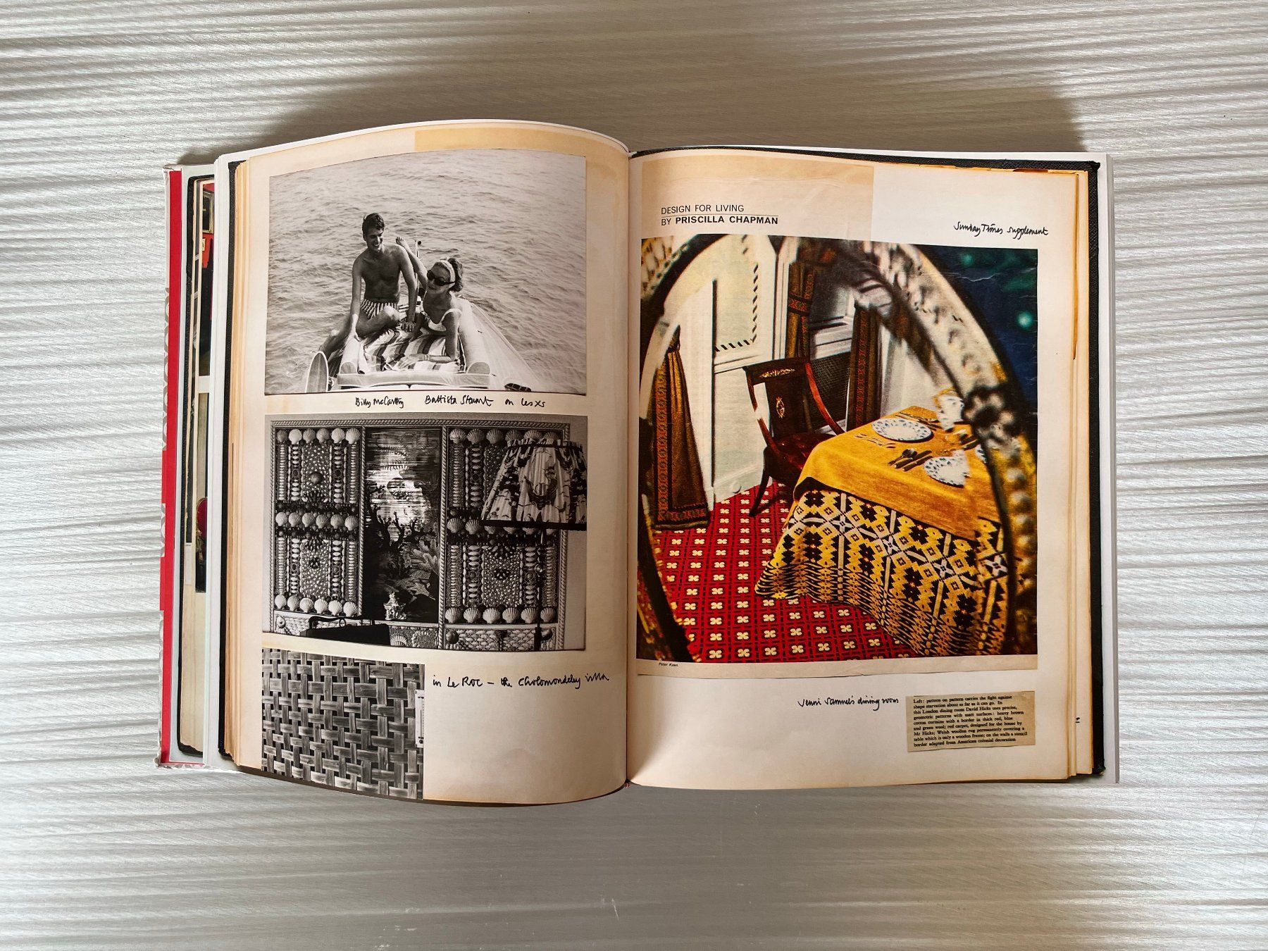 Livres: Architecture & Design book: David Hicks - Scrapbooks – D'occasion à Zürich par Abost 2