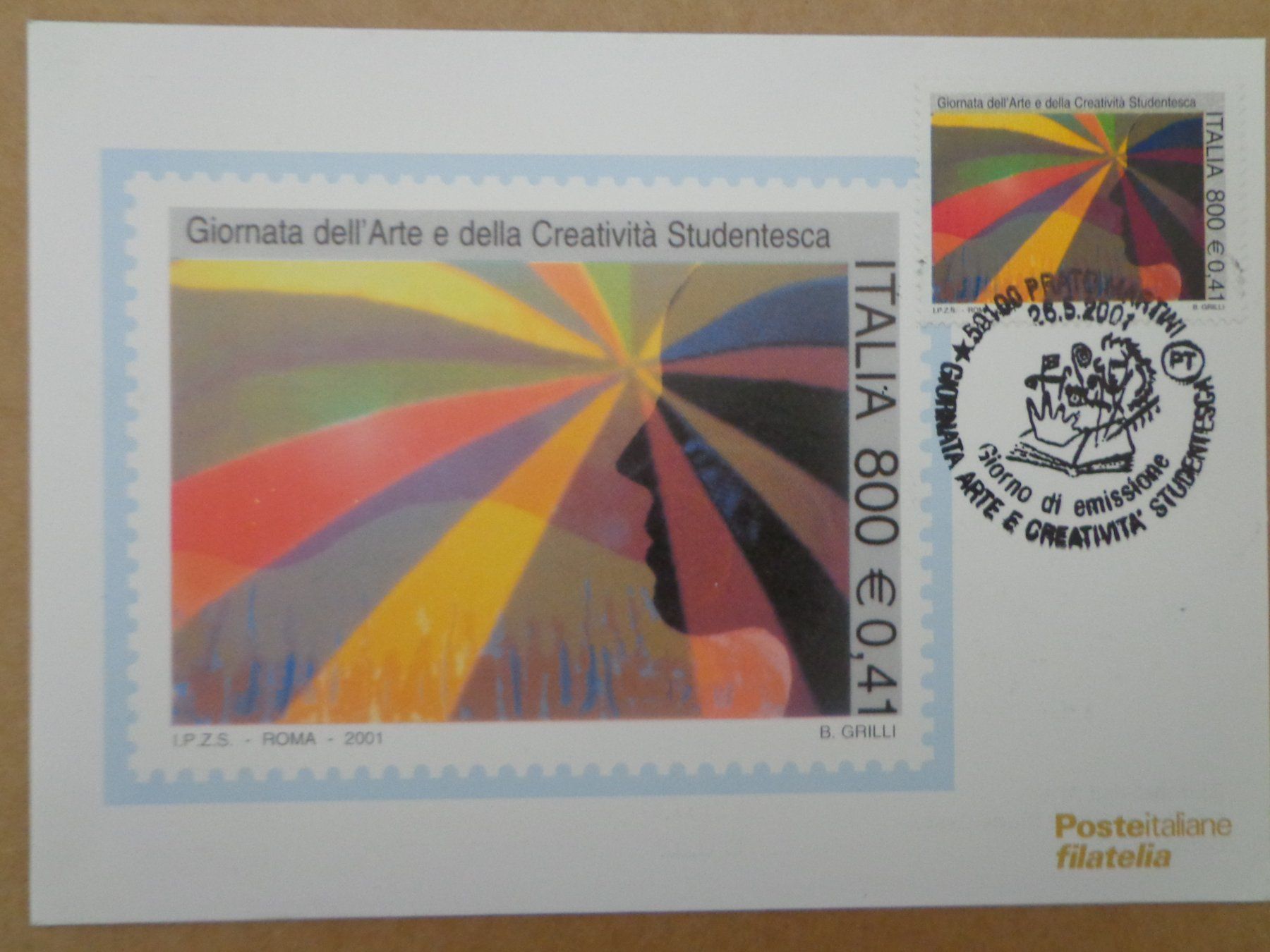 Alle Briefmarken: Maximumkarte MK 2001 ITALIEN – Neu (gemäss Beschreibung) aus Le Locle von aou_rf8w