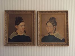 Gemälde - Portraits von Zwillingen (1833)