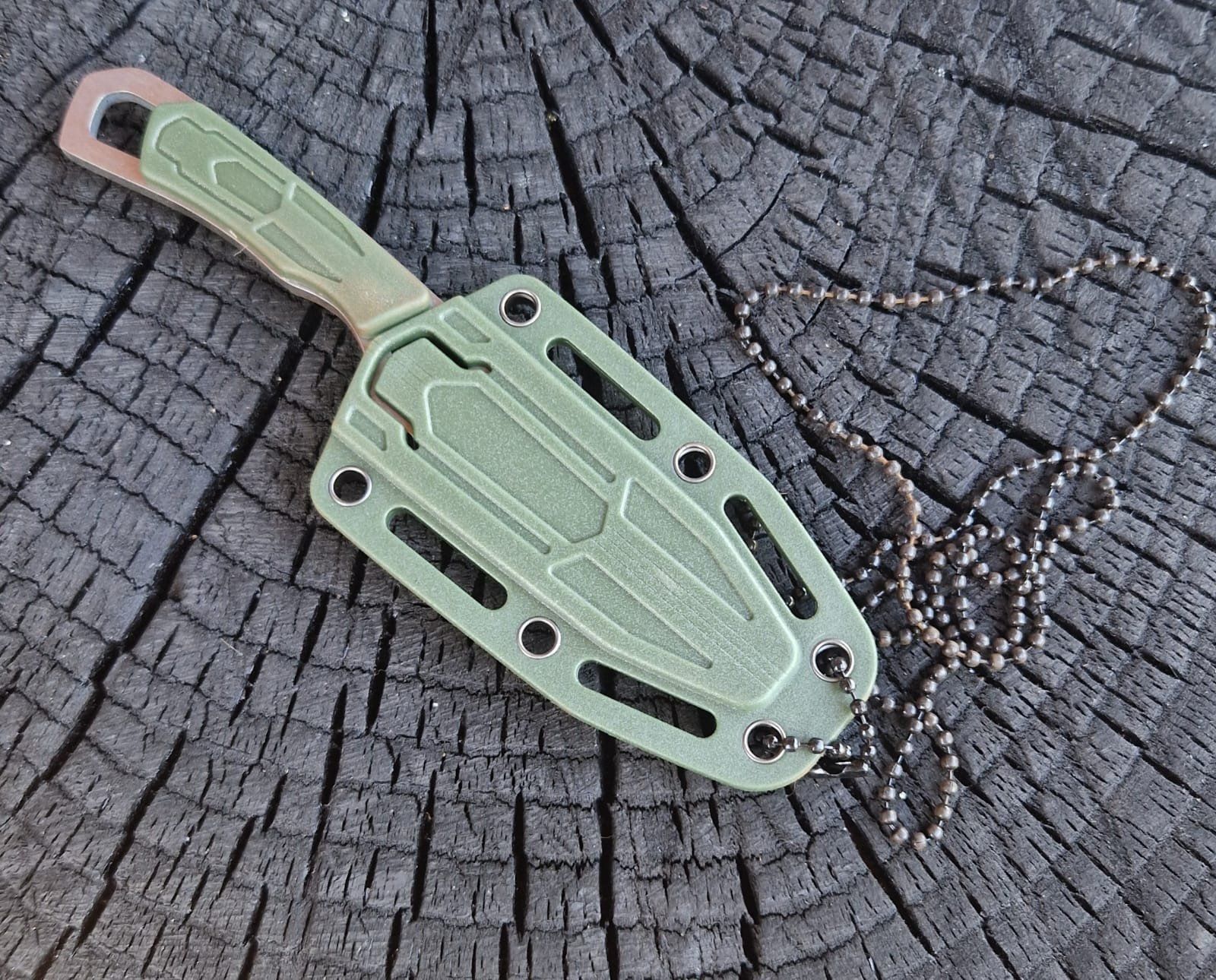 Coltellini militari: Neck knife Messer – Nuovo e nell'imballaggio originale da Dorf venduto da Messer-Schweiz 2