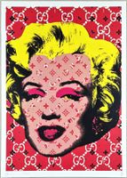 Death NYC Ltd Pop Art Druck " Warhol Vuitton Marilyn Monroe