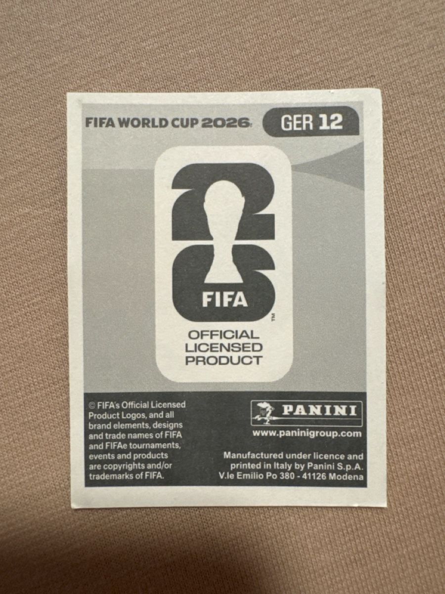 Panini Sammelbilder & Trading cards: FIFA WM 26, GER 12, Panini Sticker – Neu (gemäss Beschreibung) aus Effretikon von jas_92ls 1
