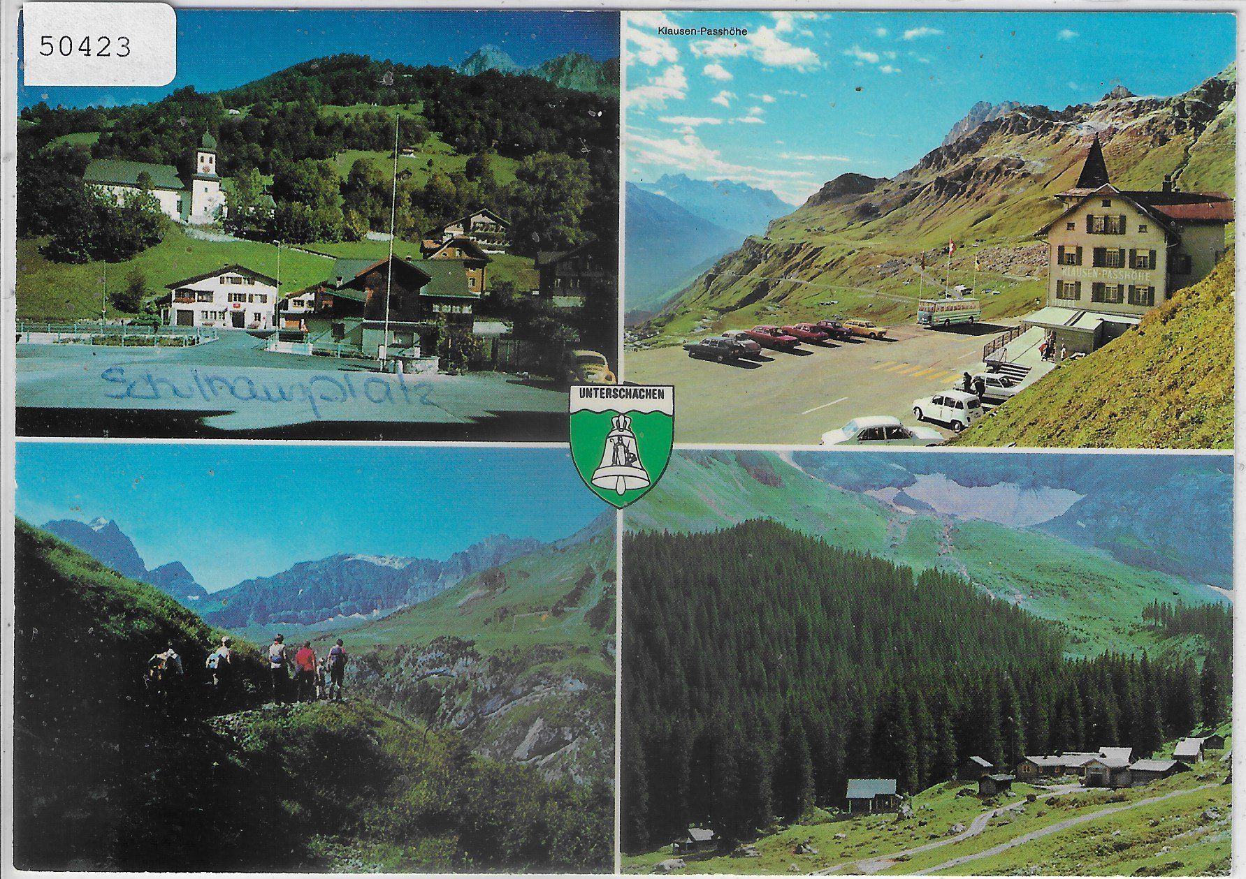 Cartoline postali: Unterschächen - Multiview – Usato da Ettingen venduto da Kartenplanet