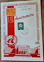 SUISSE Nations Unies, grande carte PEN, tirage : 85, 1965