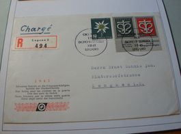 Sonderbrief Schweizer Spende 1945, o Lugano