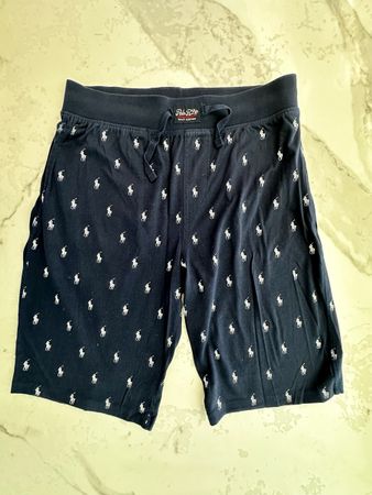 Shorts Pyjama Polo Ralph Lauren bleu imprimé taille L
