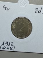 Yougoslavie - 2 dinars - 1982