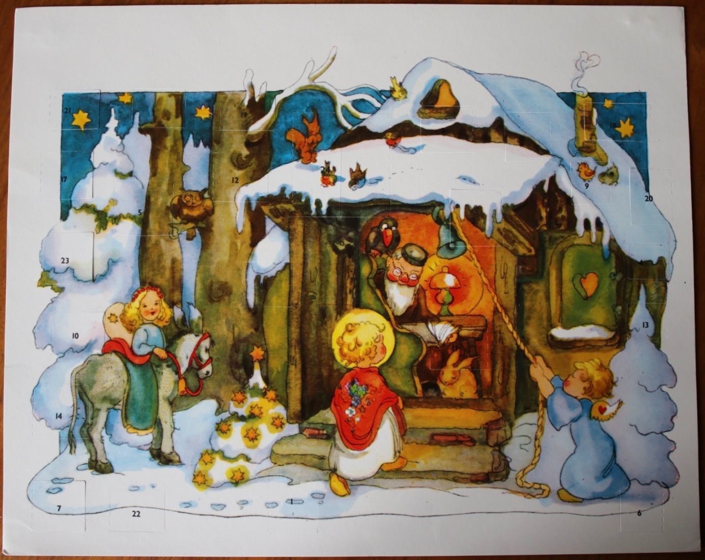 Kalender: alter, kleiner Adventskalender – Gebraucht aus Uster von Ken1ari