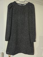 Robe H&M noire à pois blancs, taille S