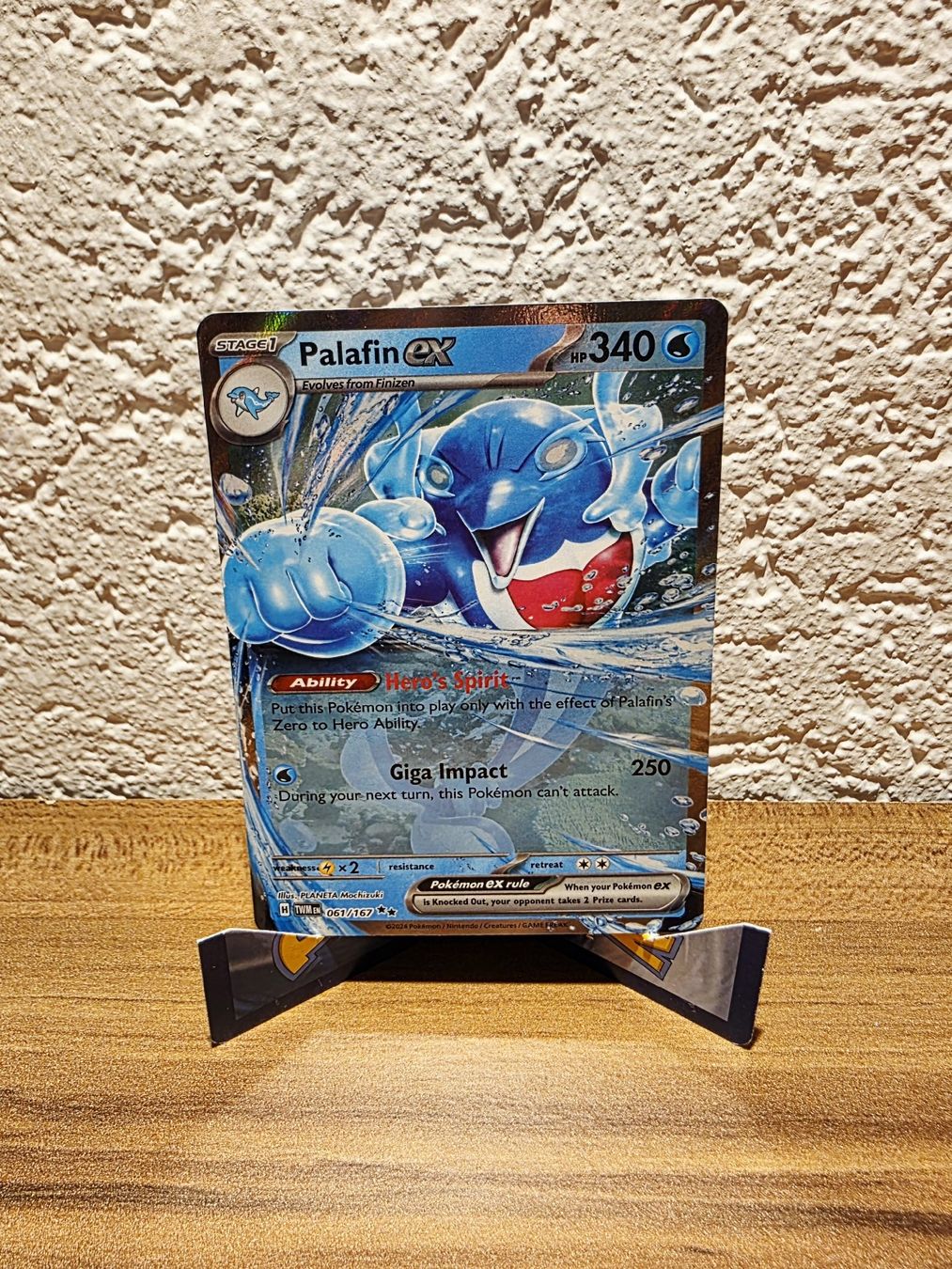 Pokémon Carte collezionabili: Palafin EX 061/167 Twilight Masquerade  – Nuovo (secondo la descrizione) da Turin (Salins) venduto da Meeelll01