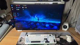 Monitor-Lichtleiste, USB, dimmbar, 7 Lichtfarben