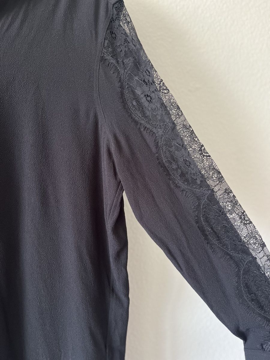 Malene Birger Camicette: By Malene Birger Bluse Schwarz Spitze 38 – Usato da Au ZH venduto da curio.concept 3