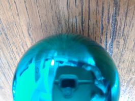 4 grün glanz Glas Weihnachtskugel Christbaumschmuck