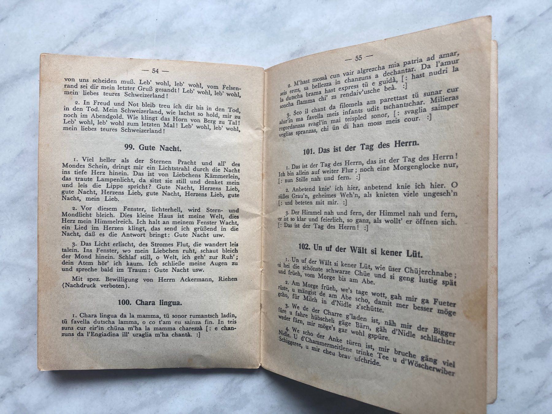 Bücher: Lieder Büchlein Schweizer Armee – Gebraucht aus Mirchel von buecher_wurm 4