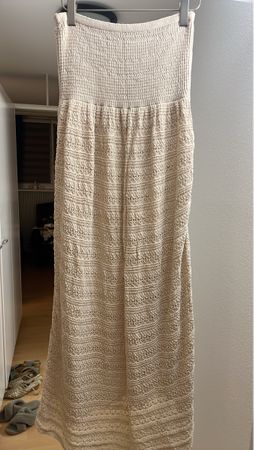Strickkleid Creme Grösse M / L 