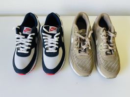 2 Paire de Nike Air Max 90 - Taille 44/5 pratiquement neuf