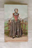 Trachtenfrau, Appenzell Ausserrhoden, Sonntagstracht, 1909